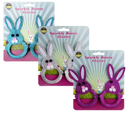 Sparkle Bunny Glasses With Ears