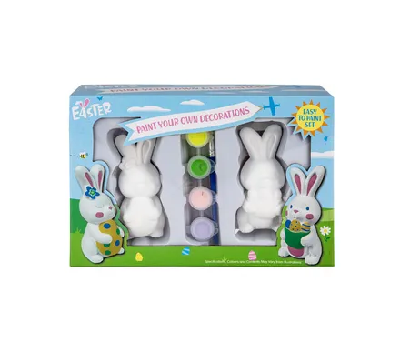 Easter Diy Paint Your Own Bunny Set