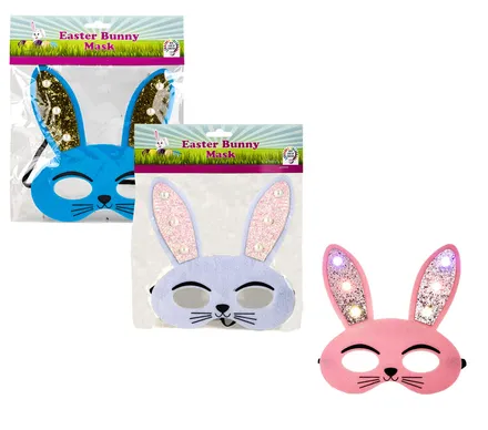 Easter Bunny Mask With Light Up Feature