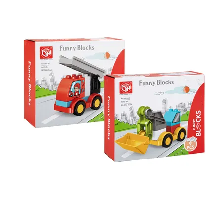 Medium Sized Work Truck Building Blocks