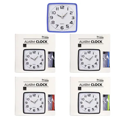 Alarm Clock Square, 12cm