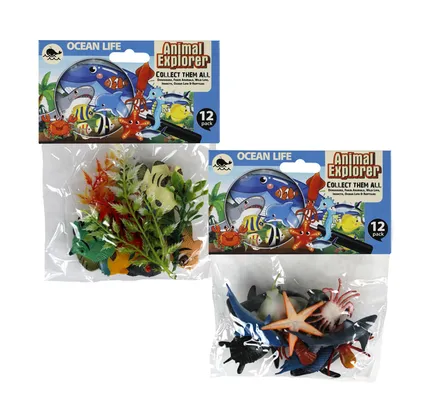 Ocean Animals, 12-Piece