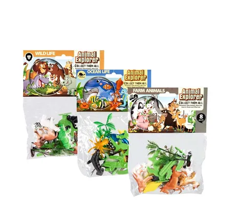 Farm Or Wild Animals, 13-Piece