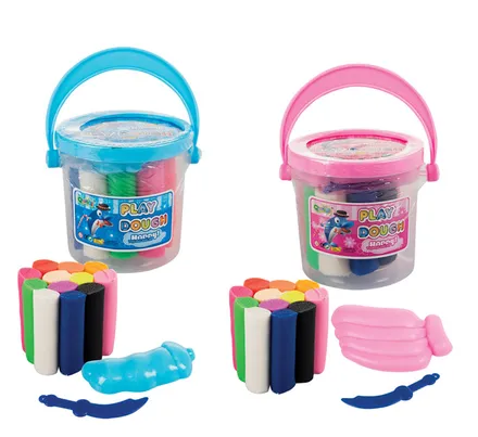 Play Dough In Bucket & Accessories