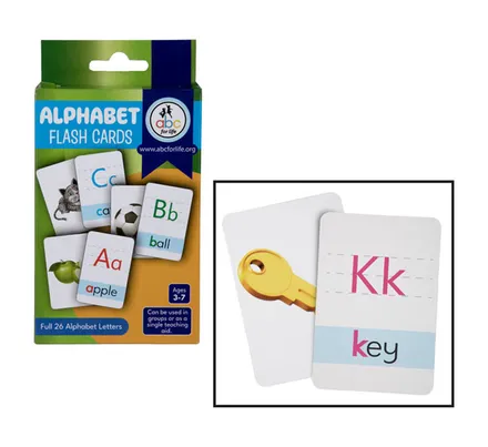 Educational Letter Flash Cards