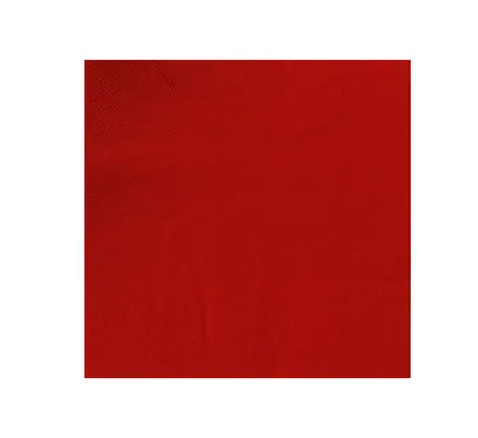 Serviettes 2ply 33cm 20pc Plain Red