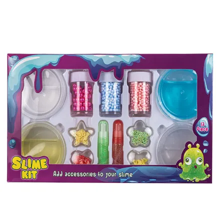 Diy Slime With Accessories, 13-Piece