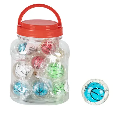 Novelty Bouncy Ball With Light, 4.5cm