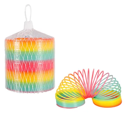 Plastic Slinky Spring, 10cm