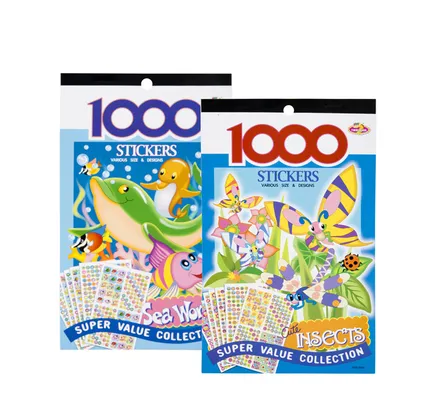 Super Value 1000 Piece Sticker Book