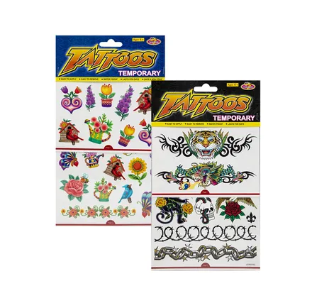 Temporary Tattoo Sheets