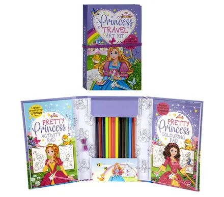 Princess Travel Art Kit, 120 Sheets