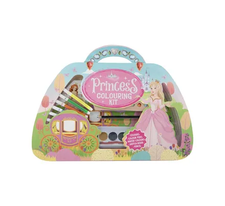 Princess Colouring Kit, 46 Pages