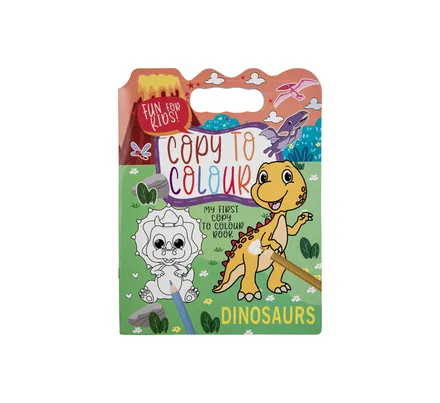 Copy To Colour Dinosaurs