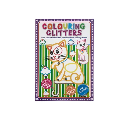 Colouring Glitter Pet Animals