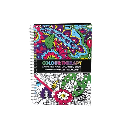 Colouring Therapy A5 80 Page