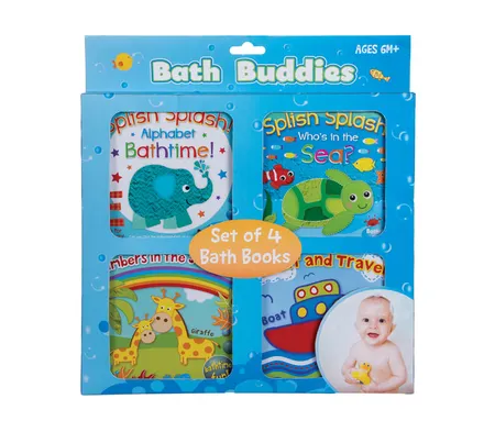 Vinyl Bath Books 4-Pack