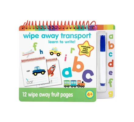 Educational Dry Wipe Transport Book