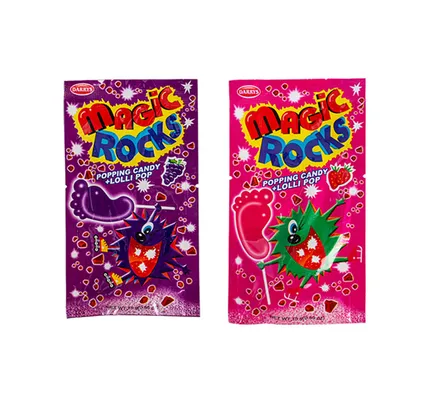 Magic Rocks Popping Candy & Lollipop