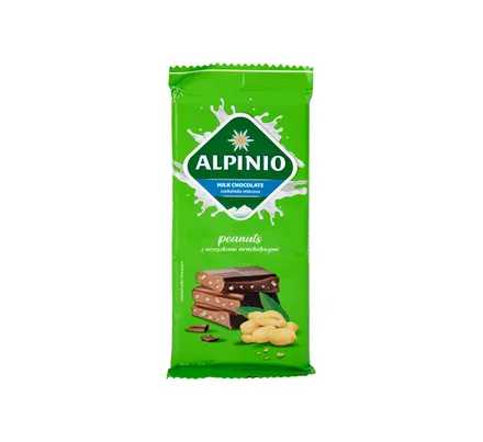 Chocolate Alpinio Milk & Peanut Slab