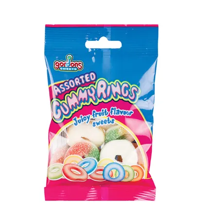 Gordons Sweets Gummy Rings, 60g