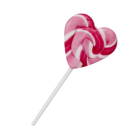 Heart Shaped Lolly, 25g