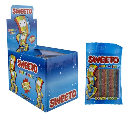 Sweeto Gummy Rainbow Belt, 80g