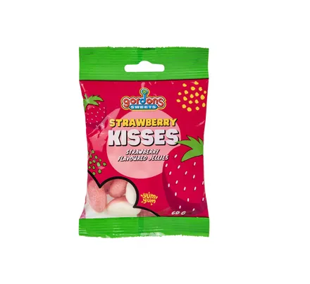 Gordons Strawberry Kisses, 60g