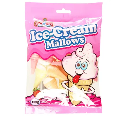 Gordons Ice Cream Mallows, 100g