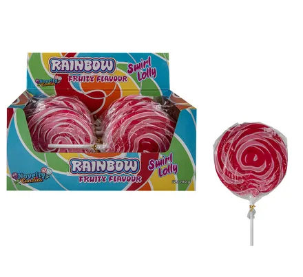 Strawberry Swirl Lolly Large