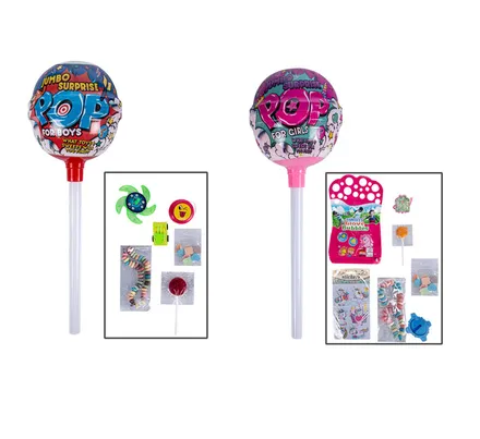 Jumbo Surprise Lolly With Toys & Sweets