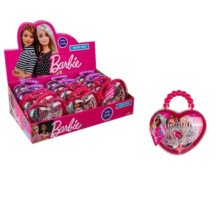 Barbie Heart Box With Candy, 5g (Th)