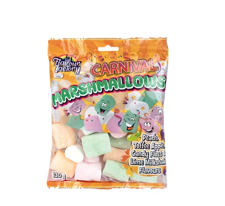 Flavour Factory Carnival Mallows, 130g