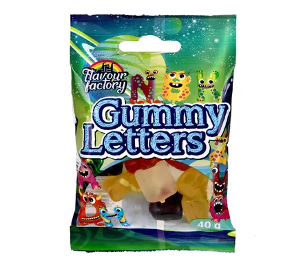 Flavour Factory Gummy Alphabets, 40g